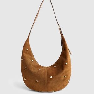 Madewell Essential Curve Suede Shoulder Bag